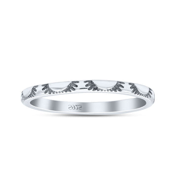 Pretty Sunrise Or Sunset Ring Rounded Sunshine New Art Trending Oxidized Band Thumb Ring